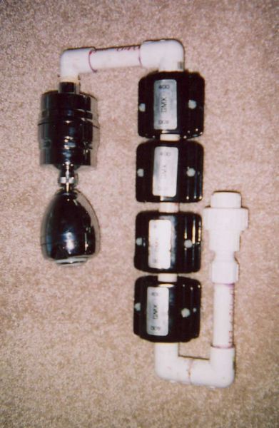Model 400s on shower heads
