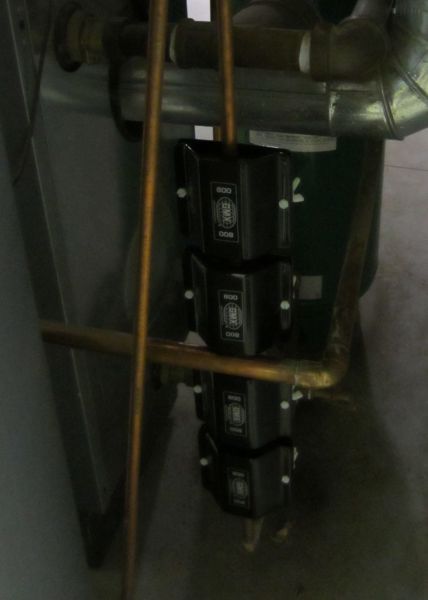 GMX 800 units on the line going into the storage tank
GMX Installation At The Holy Orthodox Metropolis of Boston--Diocese Office: GMX 800 units on the line going into the storage tank
